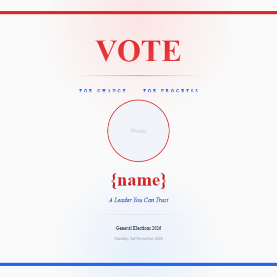 Clean Campaign Poster