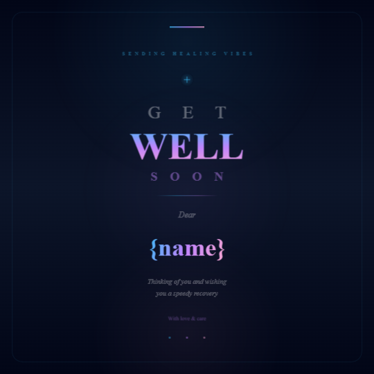 Neon Get Well