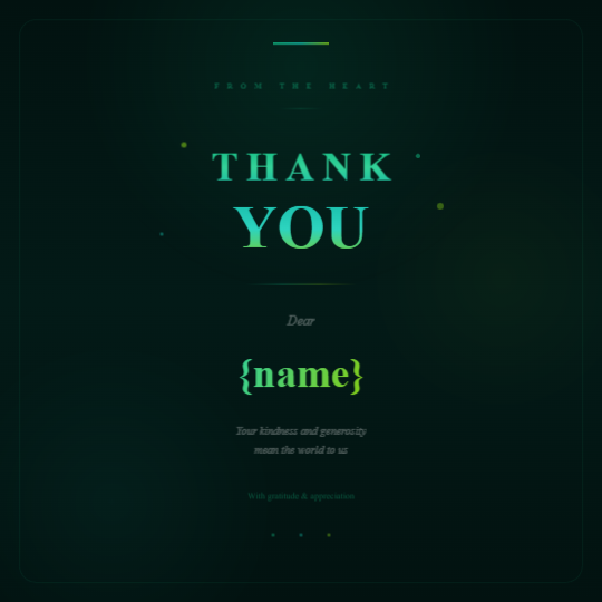 Neon Thank You