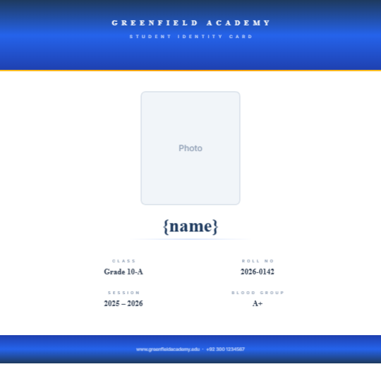 School ID Card