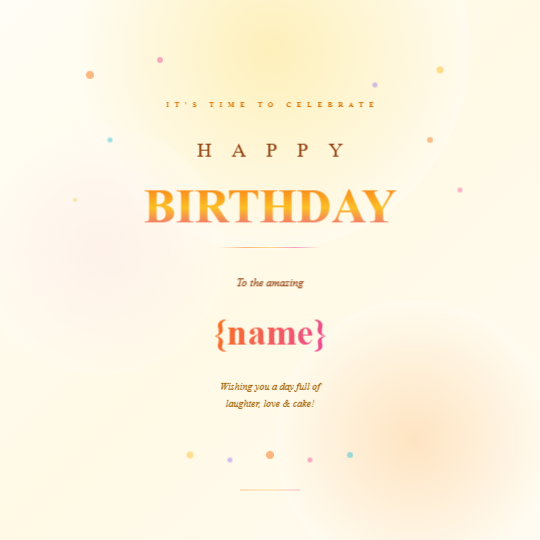 Sunshine Birthday