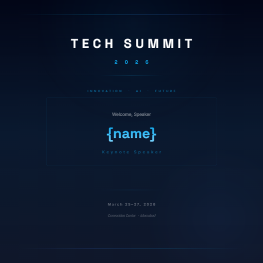 Tech Summit 2026